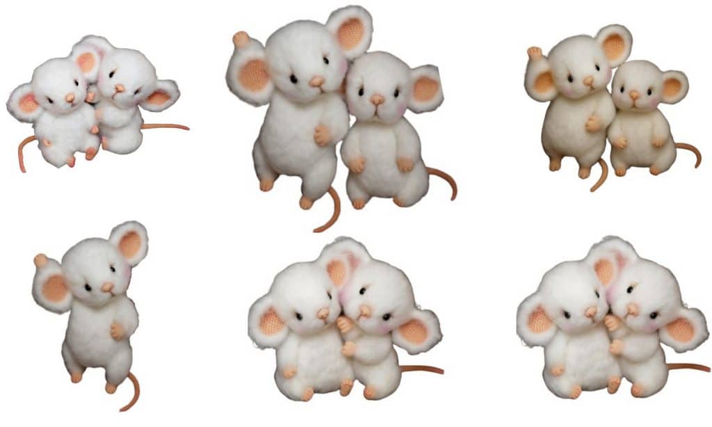 White Mouse Amigurumi