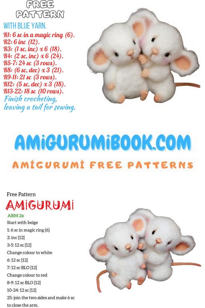 White Mouse Amigurumi