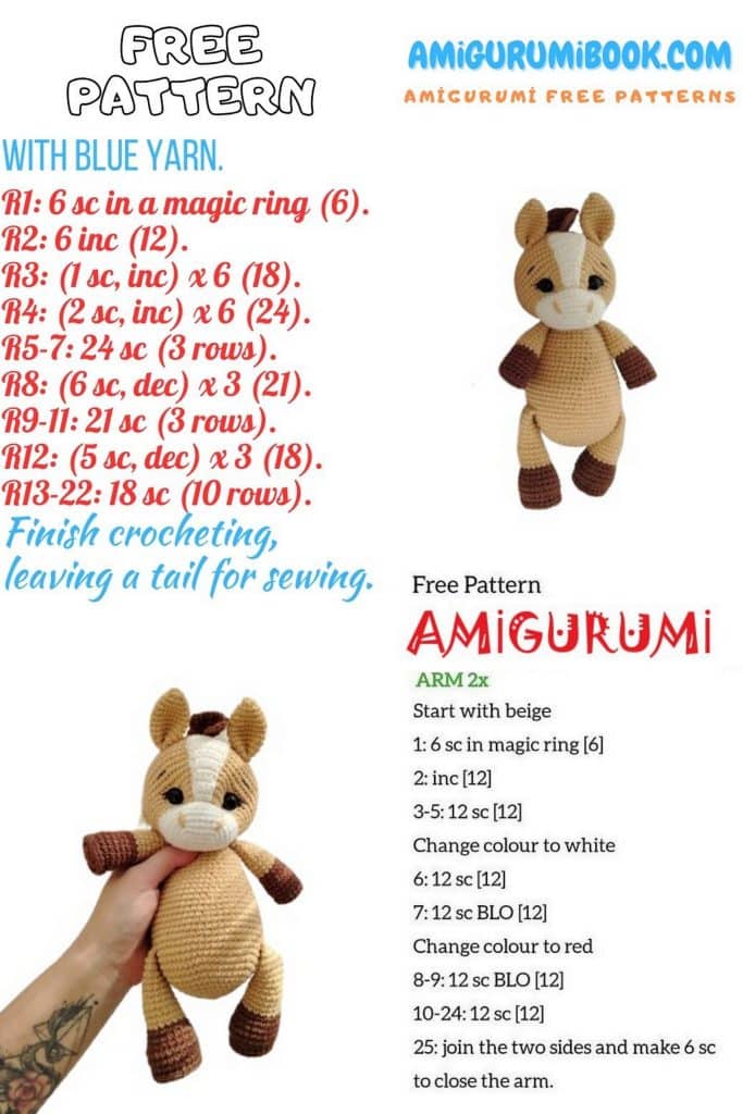 Horse Amigurumi Pattern