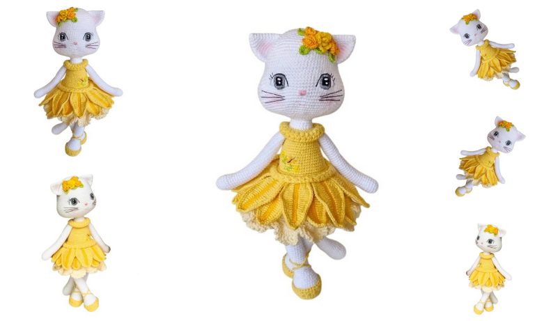 Ballerina Cat amigurumi
