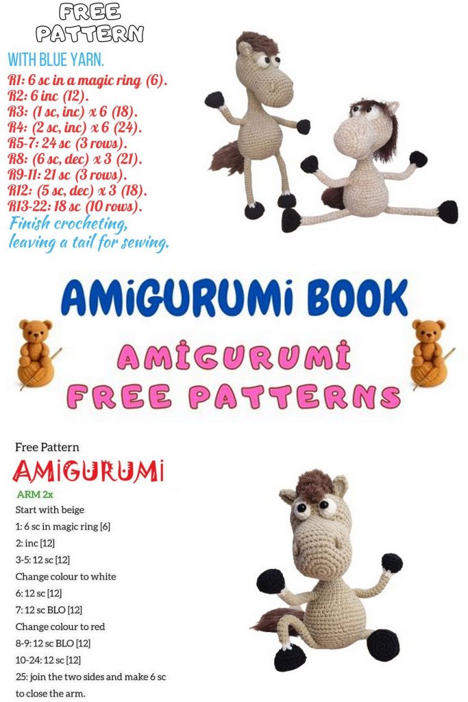 Amigurumi Horse Free Pattern