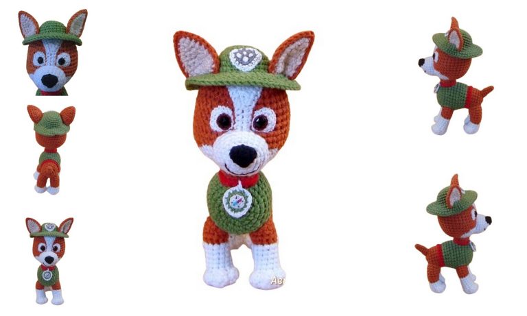 Paw Patrol Tracker Amigurumi