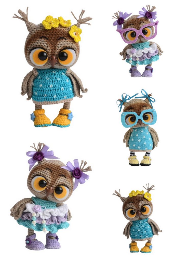 Puffy Owl Amigurumi Pattern