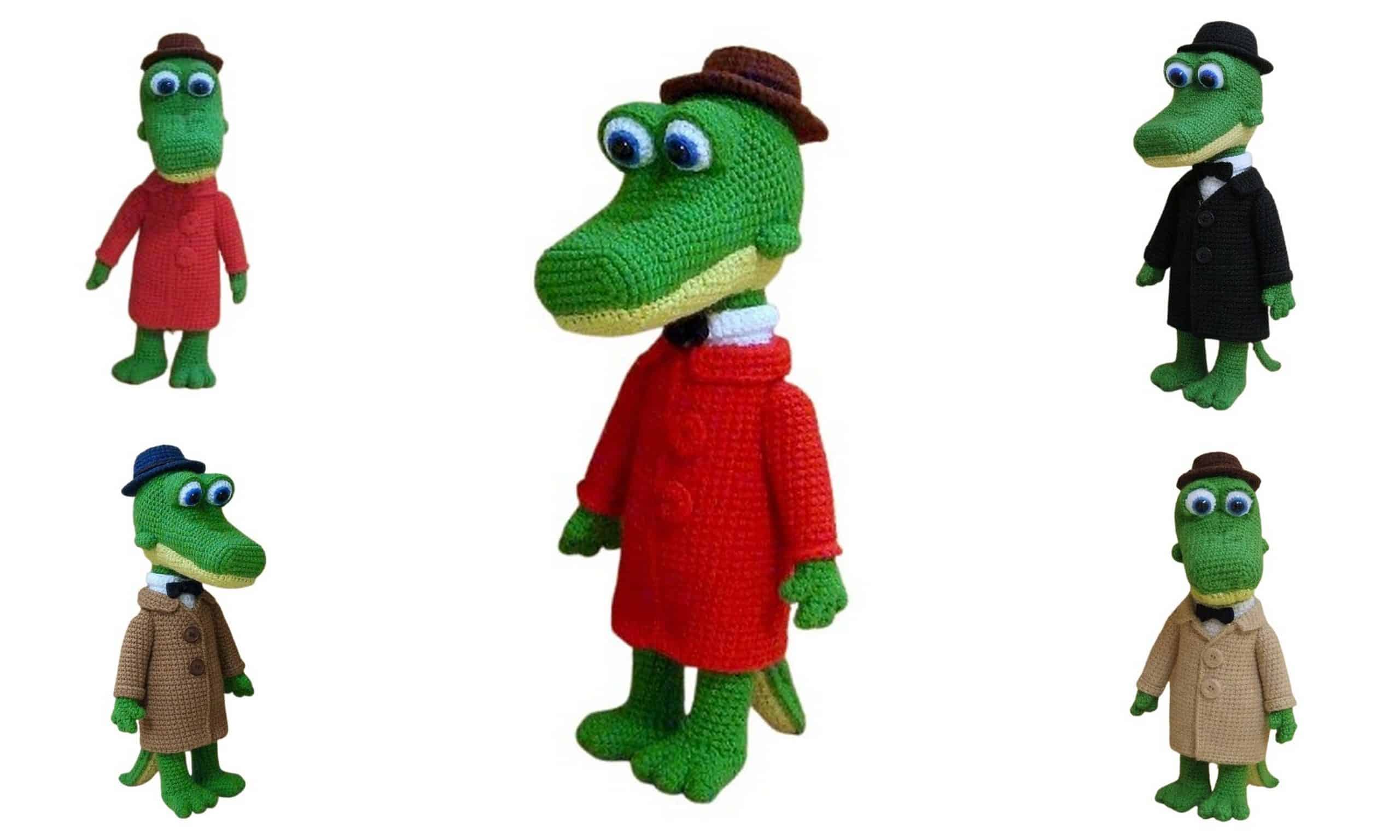 Cute Crocodile Crochet Pattern