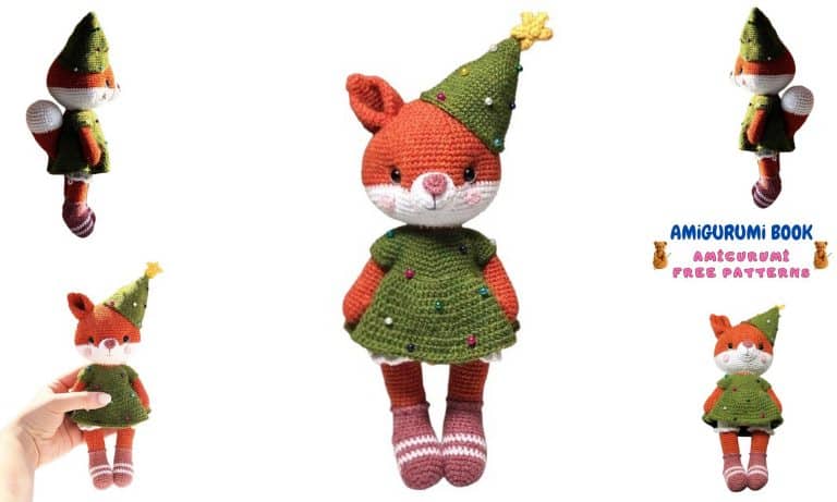 Christmas Fox Crochet Pattern