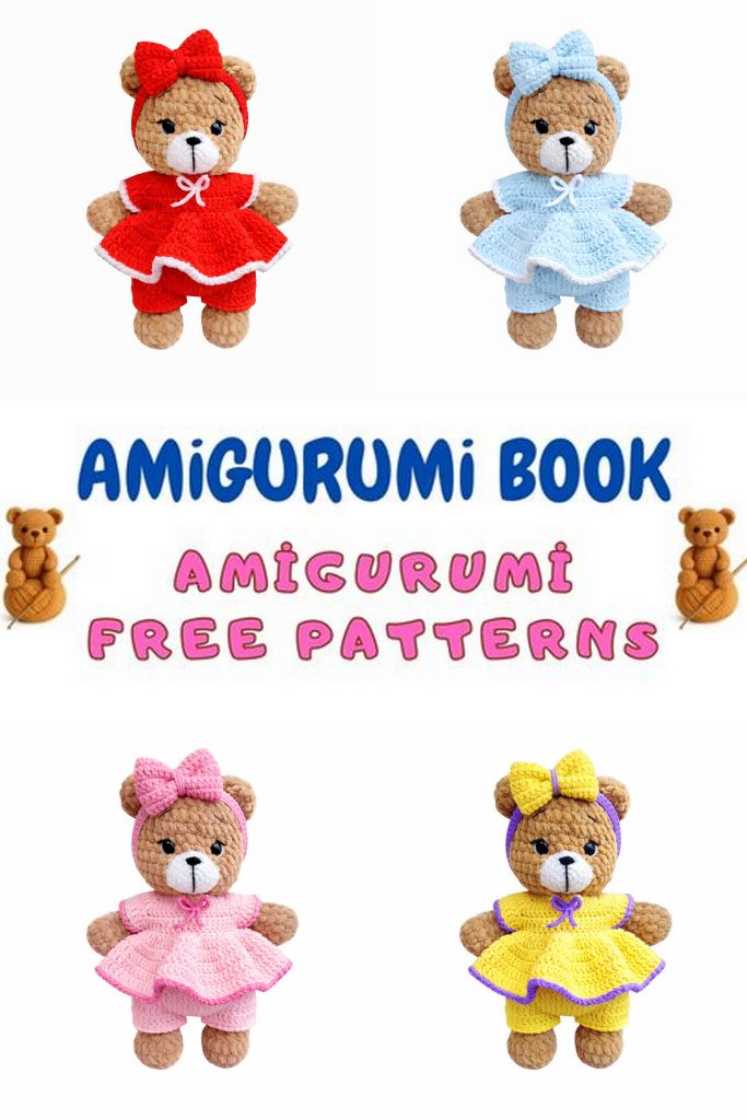 Dressed Teddy Bear Amigurumi