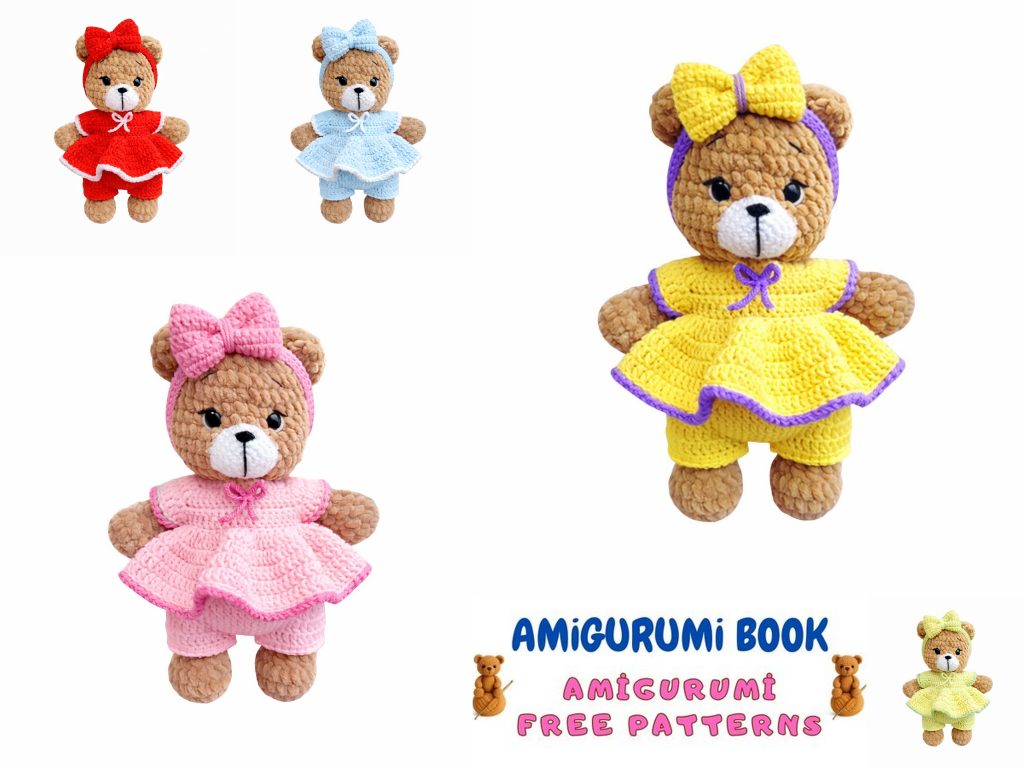 Dressed Teddy Bear Amigurumi