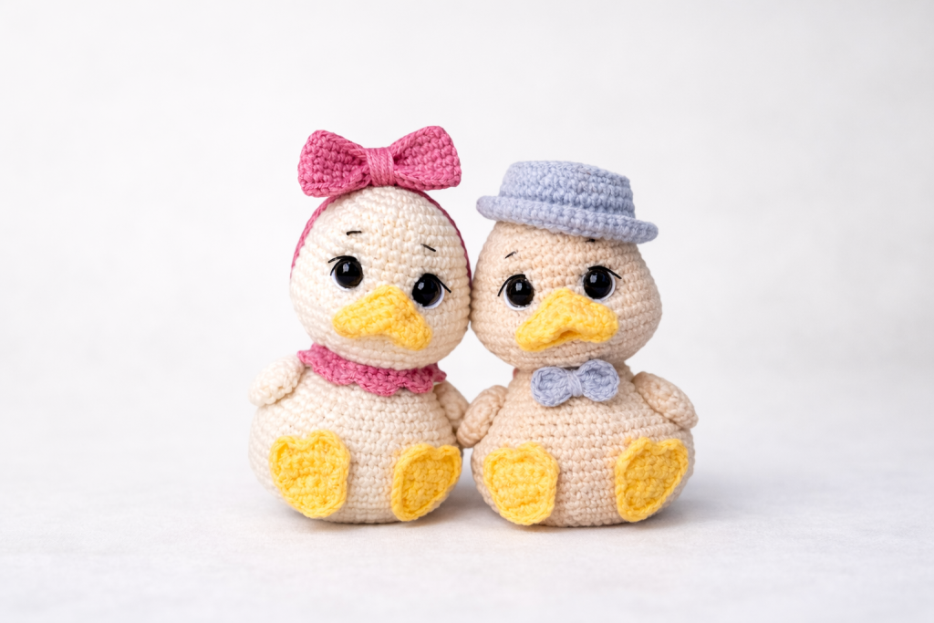 cute duckling amigurumi crochet pattern