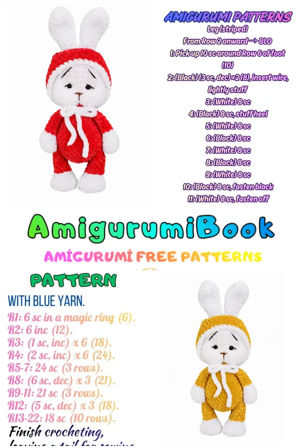 Sleepy Bunny in Pajamas