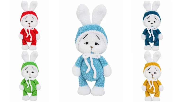 Sleepy Bunny in Pajamas