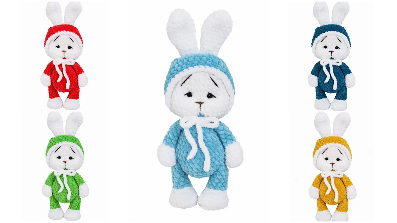 Sleepy Bunny in Pajamas